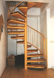 Stahlspindeltreppe